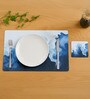 Reversible PVC Placemats & Coasters Set of 6