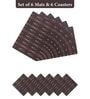 Reversible PVC Placemats & Coasters Set of 6