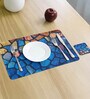 Reversible PVC Placemats & Coasters Set of 6
