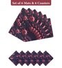 Reversible PVC Placemats & Coasters Set of 6