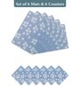 Reversible PVC Placemats & Coasters Set of 6