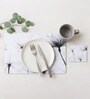 Reversible PVC Placemats & Coasters Set of 6