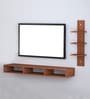 Revolt TV Unit in Walnut Finish for TVs up to 55"