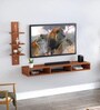 Revolt TV Unit in Walnut Finish for TVs up to 55"