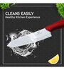 Metallic Blood Red Ceramic (Set of 2) Kitchen Knife