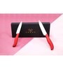 Metallic Blood Red Ceramic (Set of 2) Kitchen Knife