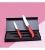 Metallic Blood Red Ceramic (Set of 2) Kitchen Knife