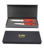 Metallic Red Ceramic (Set of 2) Kitchen Knife