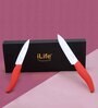 Metallic Red Ceramic (Set of 2) Kitchen Knife