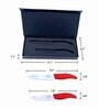 Metallic Red Ceramic (Set of 2) Kitchen Knife