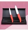 Metallic Red Ceramic (Set of 2) Kitchen Knife