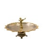 Revolving Angel Silver  Stainless steel & Brass Appetizer Platter
