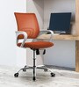 Cleo Ergonomic Chair in Orange Colour