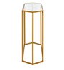 Rexel Metal Console Table in Golden Colour