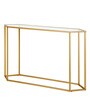 Rexel Metal Console Table in Golden Colour
