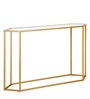 Rexel Metal Console Table in Golden Colour