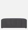 Rexi Fur Fabric Bench in Avio Grey Colour