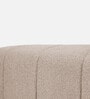 Rexi Fur Fabric Bench in Regal Beige Colour