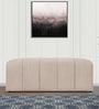Rexi Fur Fabric Bench in Regal Beige Colour