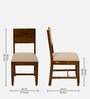 Rezzan Sheesham Wood 6 Seater Dining Set In Scratch Resistant Provincial Teak Finish
