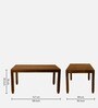 Rezzan Sheesham Wood 6 Seater Dining Set In Scratch Resistant Provincial Teak Finish
