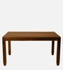 Rezzan Sheesham Wood 6 Seater Dining Set In Scratch Resistant Provincial Teak Finish