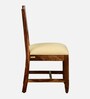 Rezzan Sheesham Wood 6 Seater Dining Set In Scratch Resistant Rustic Teak Finish