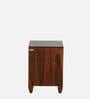 Rezzan Sheesham Wood Bedside Table in Scratch Resistant Honey Oak Finish With Drawers