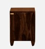 Rezzan Sheesham Wood Bedside Table In Scratch Resistant Provincial Teak Finish With Drawers