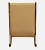 Rezzan Sheesham Wood Rocking Chair In Scratch Resistant Rustic Teak Finish