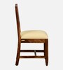 Rezzan Sheesham Wood 6 Seater Dining Set In Scratch Resistant Rustic Teak Finish