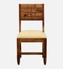 Rezzan Sheesham Wood 8 Seater Dining Set In Scratch Resistant Rustic Teak Finish