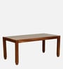 Rezzan Sheesham Wood 8 Seater Dining Set In Scratch Resistant Rustic Teak Finish