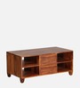 Rezzan Sheesham Wood Coffee Table in Scratch Resistant Honey Oak Finish