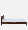 Rezzan Z Sheesham Wood Queen Size Bed In Rustic Teak Finish