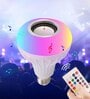 RGB LED Bulb with Bluetooth Speaker Smart Decorative Bulb (White)