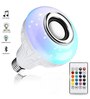 RGB LED Bulb with Bluetooth Speaker Smart Decorative Bulb (White)
