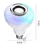 RGB LED Bulb with Bluetooth Speaker Smart Decorative Bulb (White)