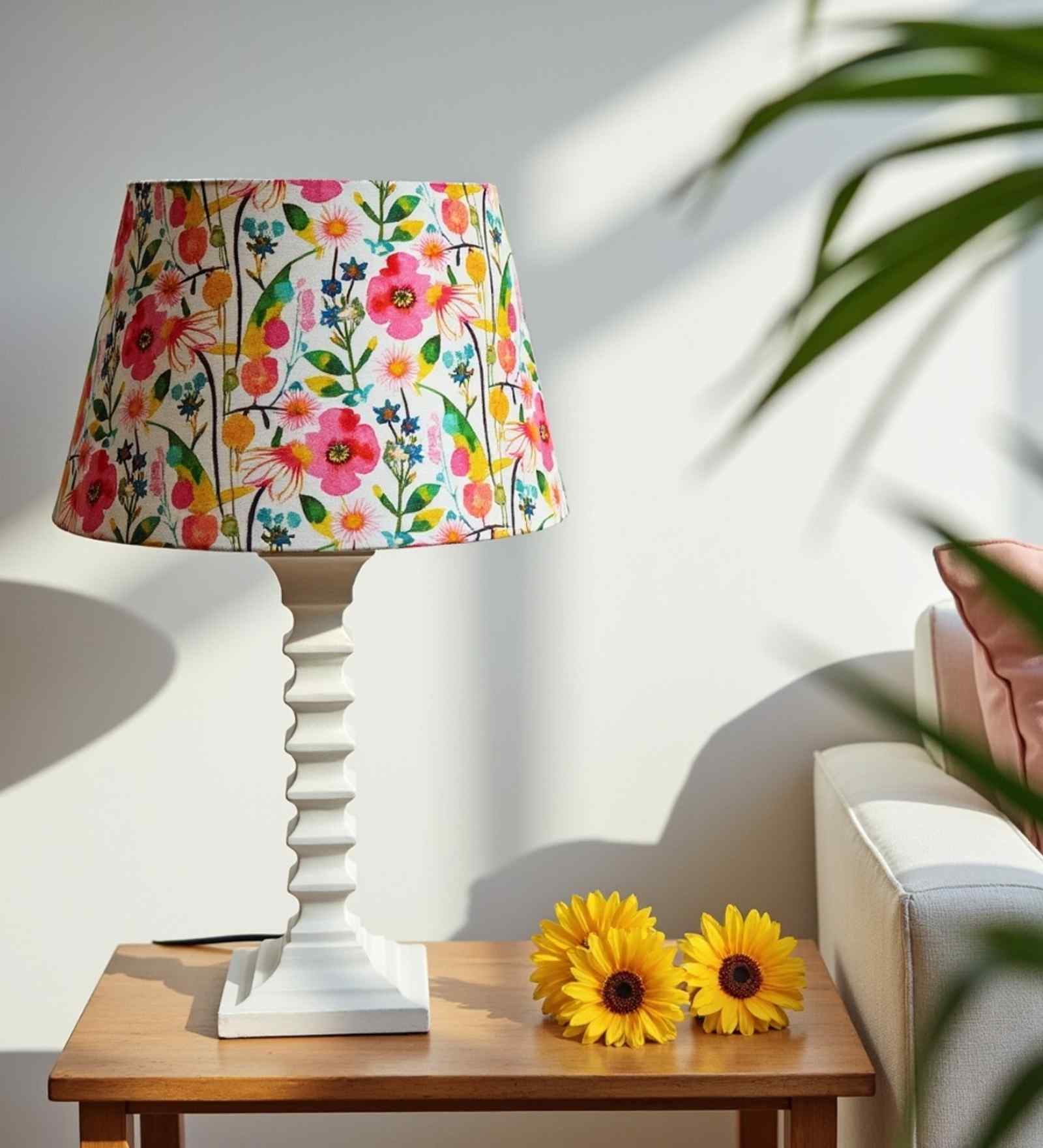 Bloom Premium Wooden 20-Inch Table Lamp