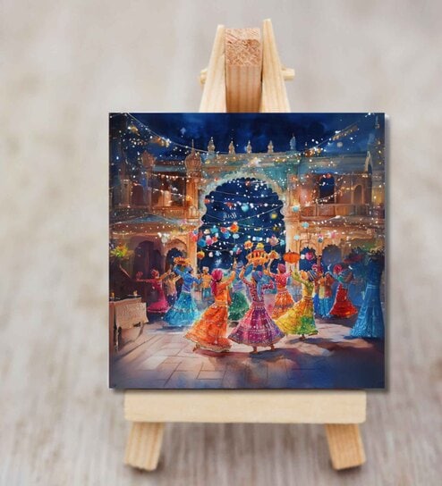 Rhythms of Royalty - Udaipur Mini Canvas Frame