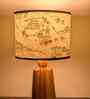 Heritage Premium Wooden Table Lamp with Handmade Paper Shade