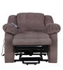 Rhea 1 Seater Recliner in Brown Colour
