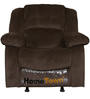 Rhea 1 Seater Recliner in Dark Brown Colour