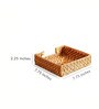 Rhine Brown Bamboo Tissue Paper Holder