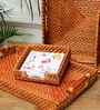 Rhine Brown Bamboo Tissue Paper Holder