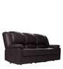 Rhine V2 3 Seater Recliner in Burgundy Colour