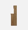Rhino Hutch Desk in Lyon Teak & White Colour