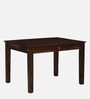Rhode Sheesham Four Seater Dining Set in Provincial Teak Finish  With Drawer Storage