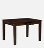 Rhode Sheesham Four Seater Dining Set in Provincial Teak Finish  With Drawer Storage