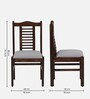 Rhode Sheesham Four Seater Dining Set in Provincial Teak Finish  With Drawer Storage